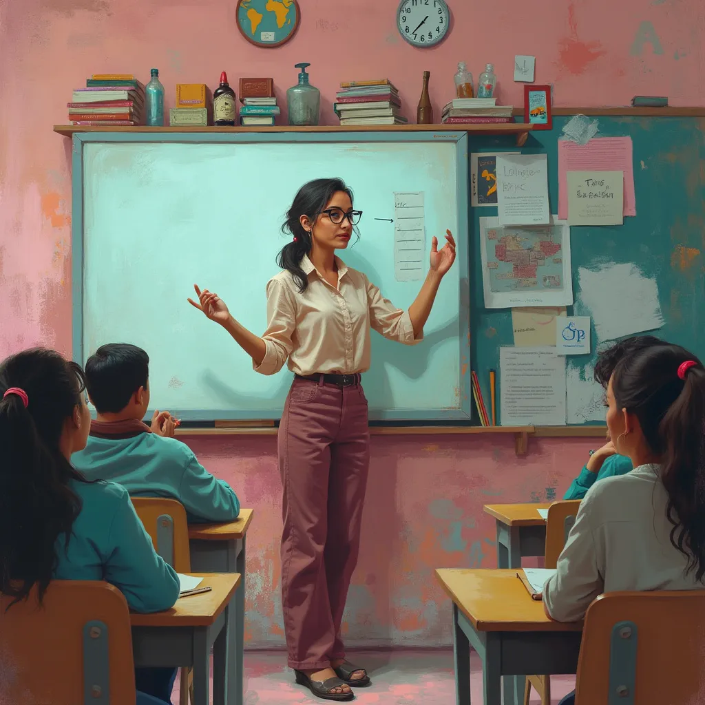 Instructor Maya presenting